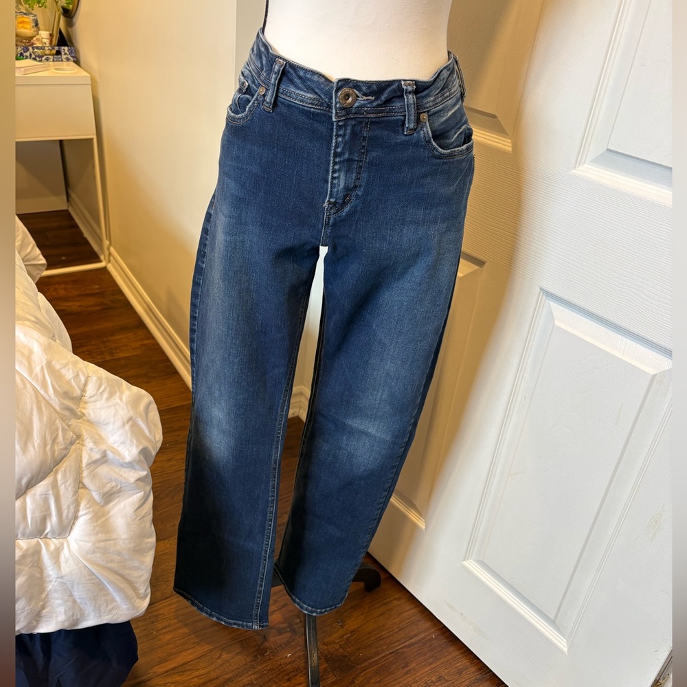 Silver Jeans Avery Slim Bootcut Women’s 32 Dark Wash Stretch Jeans